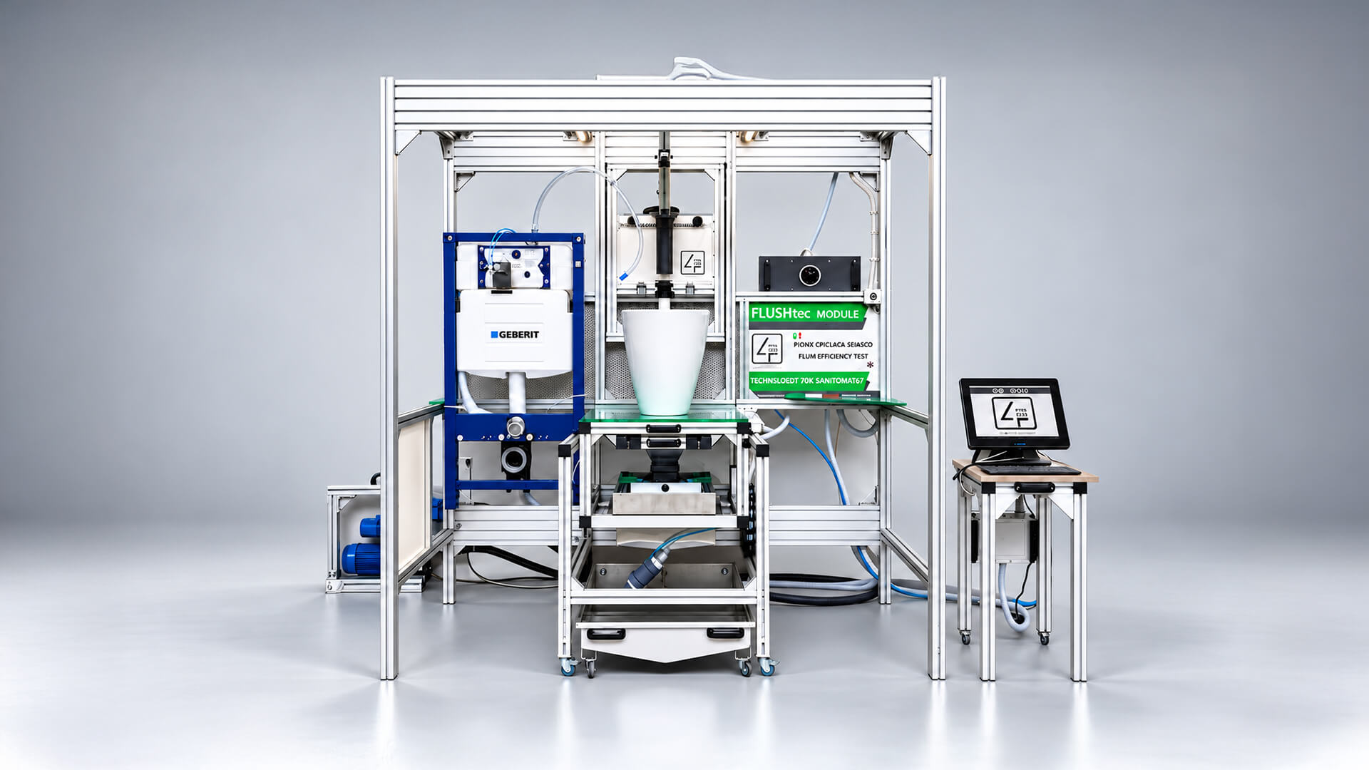 FLUSHtec test machine
